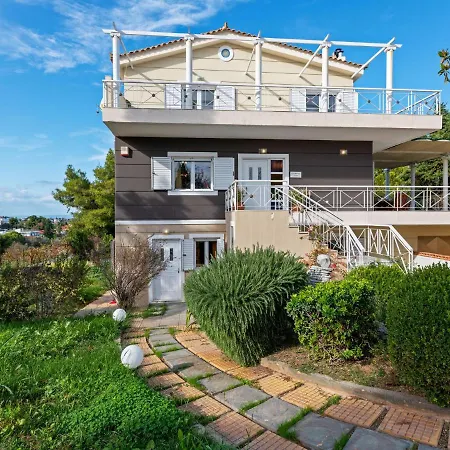Enchanting In Chalcis With Terrace Villa Saint Minas